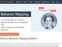 Tablet Screenshot of behaviormappingmaker.com